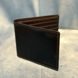Fossil Men's Dark Leather Card Holder